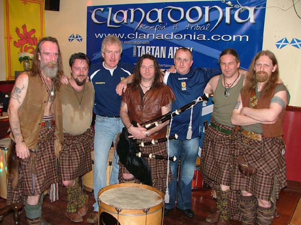 Clanadonia & Famous Tartan Army Magazine Kilmaurs HQ 2007.